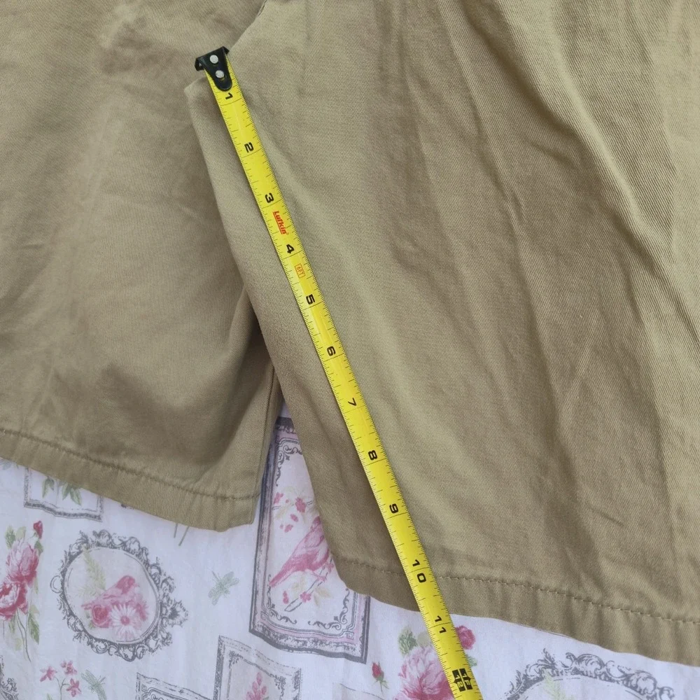 NWT Wrangler Relaxed Fit Cargo Shorts Mens 46 Reg Tan Khaki 100% Cotton‎ Utility